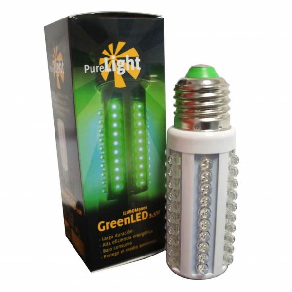 Pure light 3,5W green Led Lampe